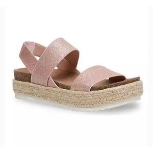 Madden Girl Cybell Women's Slip on Platform Sandals - sz 8